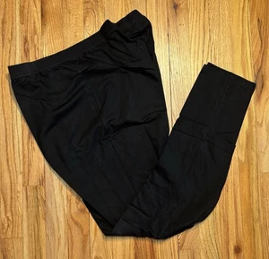Black Leggings Pant Woman Within Tall 1X NWOT - Picture 1 of 10