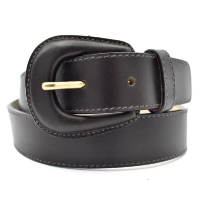 Escada Women's Leather Belt sz 10/40 DE Classic Dark Brown Leather Belt - Image 1 of 4