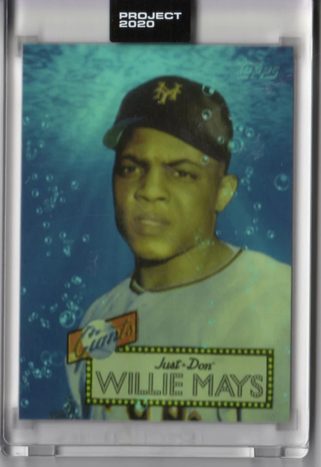 Topps Project 2020 CARD #128 WILLIE MAYS  BY DON C POP 7195 - Image 1 of 1