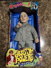 Vern Troyer Autographed 18" Mini Me & Business Card Austin Powers 1999 McFarlane