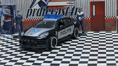 MAJORETTE PORSCHE PANAMERA TURBO POLICE CAR LOOSE 1:64 SCALE USA STOCK!!! - Image 1 of 4
