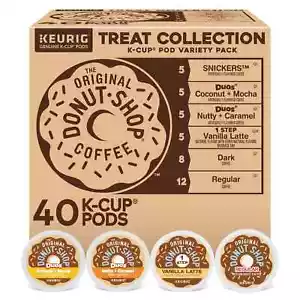 Treat Collection K Cup Variety Pack 40 Count Coffee Flavors and Lattes - Picture 1 of 1