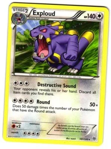 Pokemon Plasma Storm Exploud #107/135 Rare Lightly played - Picture 1 of 2