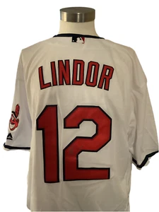 Francisco Lindor Autographed Signed jersey Elite Promotions & Graphz Authentica - Picture 1 of 2