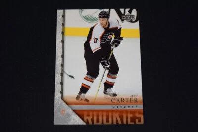 Jeff Carter 2005-06 Upper Deck #444 Young Guns Rookie Card Philadelphia Flyers - Image 1 of 2