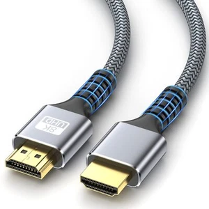 8k Hdmi Cable 6.6ft Ultra High Speed HDMI 2.1 Cable 8K 60HZ - 4K 120HZ Cord - Picture 1 of 7