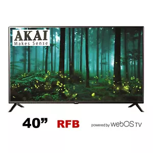 AKAI 40" 100cm WebOS DIGITAL LED SMART TV FULL HD NETFLIX YOUTUBE RFB SERIES 6 - Picture 1 of 8