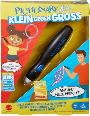 Mattel Games GYH79 - Pictionary Air klein gegen GROSS Zeichenspiel für Familie - Bild 1 von 4