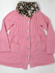 Gymboree Girls Pink Knit Sweater Size 4-6 - Picture 1 of 3