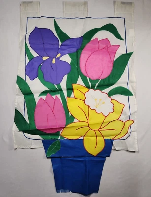 De Colección Planta en Maceta Flores Doble Cara 28 x 40 Decorativa Jardín Bandera Patio Casa Foto 1 de 4