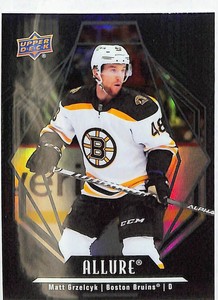 2022-23 UD Allure Hockey Black Rainbow Matt Grzelcyk