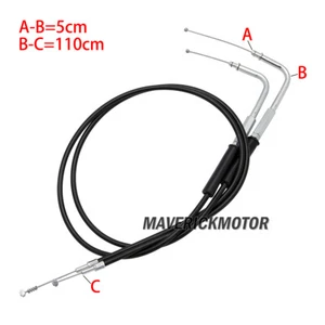 110CM Throttle Cable Wire Lines For Harley Sportster XL 883 1200 Dyna Softail - Picture 1 of 9