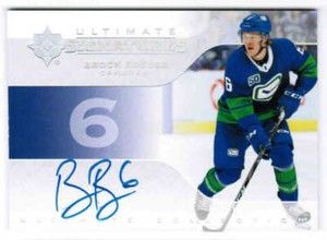19/20 2019 UD ULTIMATE BROCK BOESER US-BR SIGNATURES AUTO VANCOUVER CANUCKS