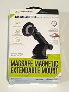 Bracketron MagAlign Pro Magsafe Car Mount Window/Vent/Dash for iPhone 15/14/13 - Picture 1 of 2