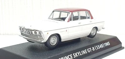 1/64 Konami 1965 NISSAN PRINCE SKYLINE GT-B WHITE diecast car model - Image 1 of 3