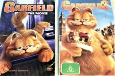 GARFIELD 1+2: 1. The Movie + 2. [A Tale Of Two Kitties] (2004-6) DVD 2-MOVIES R4