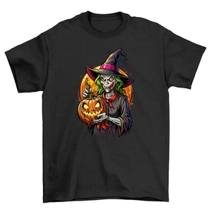 Halloween_292 Witchy Vibes T-Shirt - gruselig und stylisch! 100% Baumwolle, lustige Hexe - Bild 1 von 46