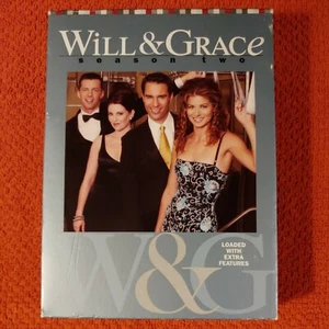 Will & Grace Season Two DVD 1999 Eric McCormack, Debra Messing, Megan Mullally - Picture 1 of 2