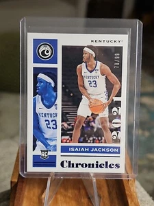 2021-22 Panini Chronicles Draft Picks #17 Blue /99 Isaiah Jackson Rookie RC - Picture 1 of 2