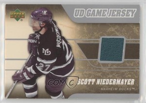 2006-07 Upper Deck UD Game Jersey Scott Niedermayer #J-SN HOF