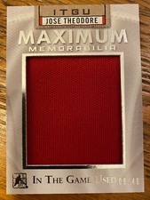 2015-16 ITG Used Maximum Memorabilia #MM-JT1 Jose Theodore 09/40