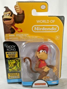 Nintendo Diddy Kong Super Mario Figure 2015 Jakks Pacific 4" Video Game Monkey - Picture 1 of 5