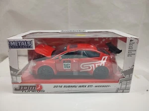 Jada Toys 1/24 Subaru Impreza WRX Sti Red Widebody JDM Tuners New - Picture 1 of 6