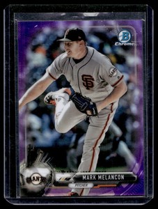 2017 Bowman Chrome Purple Mark Melancon 199/250 San Francisco Giants #40