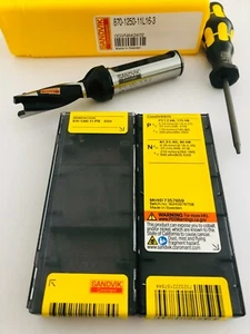 SANDVIK CoroDrill 870-1250-11L16-3 + 4 Stück. WSP 870-1260-11-PM 4334 NEU - Picture 1 of 7