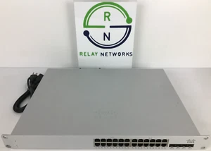 Cisco Meraki MS250-24P-HW 24x 1GB RJ45 4x 10GB SFP+ Switch PoE NON RECLAMATO - Foto 1 di 10