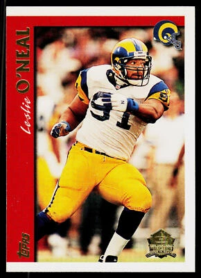 Leslie O'Neal, 1997 Topps, #226, St. Louis Rams, Football Card - Image 1 of 2