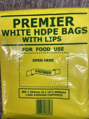 PREMIER HD Butchers Counter Bags Food / Meat / Veg.
