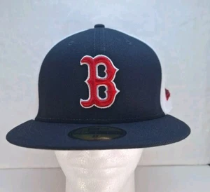 New Era 59Fifty Boston Red Sox MLB Auténtica Gorra Ajustada 8 Rojo Blanco Azul  - Imagen 1 de 7