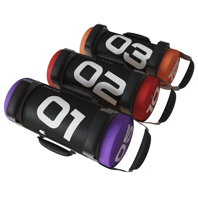 ATLETICA Power Bag Set | 5, 10 und 15 kg | Premium-Qualität | Metallsand-Füllung