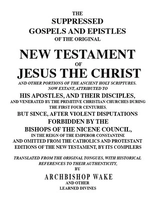 *Lost Books of the Bible-Suppressed Gospels New Testament/Forbidden-9 Volumes-CD Foto 1 de 2