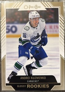 2022-23 Upper Deck Series 2 Andrei Kuzmenko OPC Glossy Rookie Gold #R-12