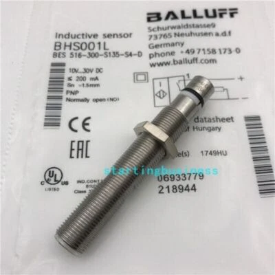 BALLUFF BES 516-300-S135-S4-D Inductive Sensor BHS001L Proximity Switch Sensor - Image 1 of 3