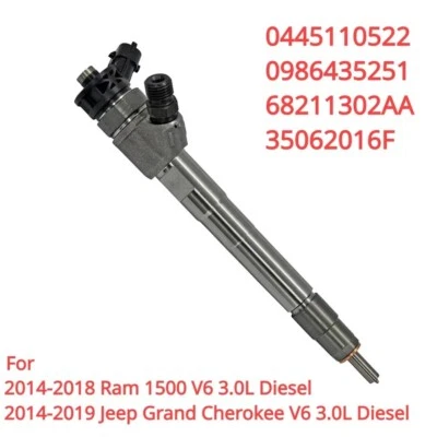 Инжектор дизельного топлива 0986435251 для Jeep Grand Cherokee Ram 1500 V6 3,0 л 2014-19 годов выпуска - Изображение 1 из 3