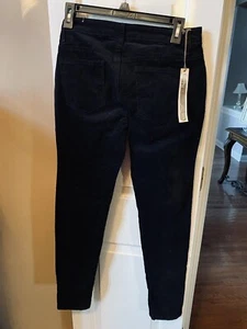 Hybrid & Company Black Corduroy Skinny Jeans Size 3 NWT - Picture 1 of 3