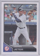 2011 Topps Lineage #2 Cloth Stickers Derek Jeter Parallel Card