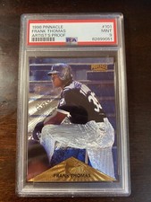 1996 Pinnacle #101 Frank Thomas Starburst Artist’s Proof White Sox PSA 9 Mint