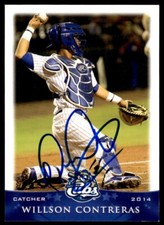 2014 Grandstand Daytona Cubs Willson Contreras Auto #5 Signed