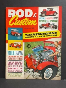 Rod & Custom Magazine February 1962 Nice Flat Complete Copy - Picture 1 of 2