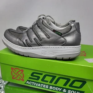 Mephisto Sano Escape Sz 6.5 Silver Steel Walking Athletic Shoes Comfort $280 Exc - Picture 1 of 11