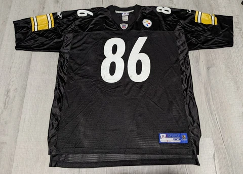Hines Ward Pittsburgh Steelers Jersey w/ Sewn NFL Logo Men's Sz XXL Cover