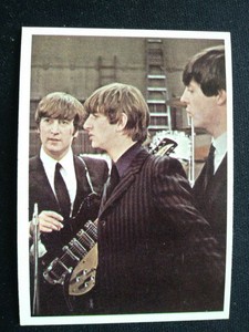 1964 Topps Beatles Color # 24 John, Ringo, Paul - John Speaking (EX)