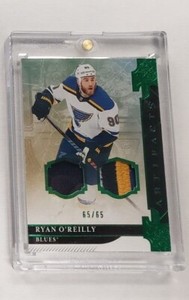 2019-20 UD ARTIFACTS RYAN O'REILLY jersey patch 65/65