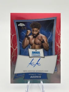 Topps Chrome WWE Smack Down Ashante "Thee" Adonis Auto /5 - Picture 1 of 2