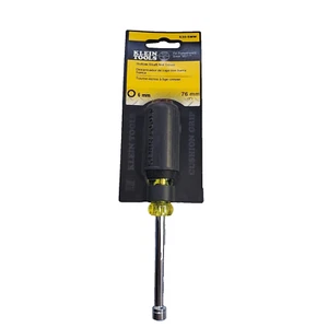 Klein Tools Avvitatore dado 630-6MM 6mm, Albero cavo da 3 pollici, Impugnatura ammortizzata - Foto 1 di 2