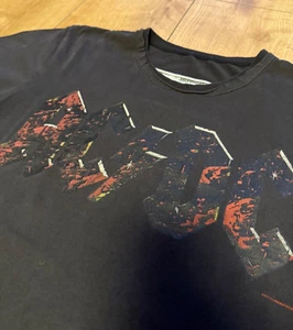 T-shirt AC/DC Black Ice di Amplified Vintage Autentica Rock ACDC - Foto 1 di 4